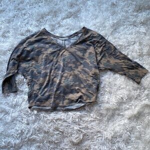 Over-sized Camo Top